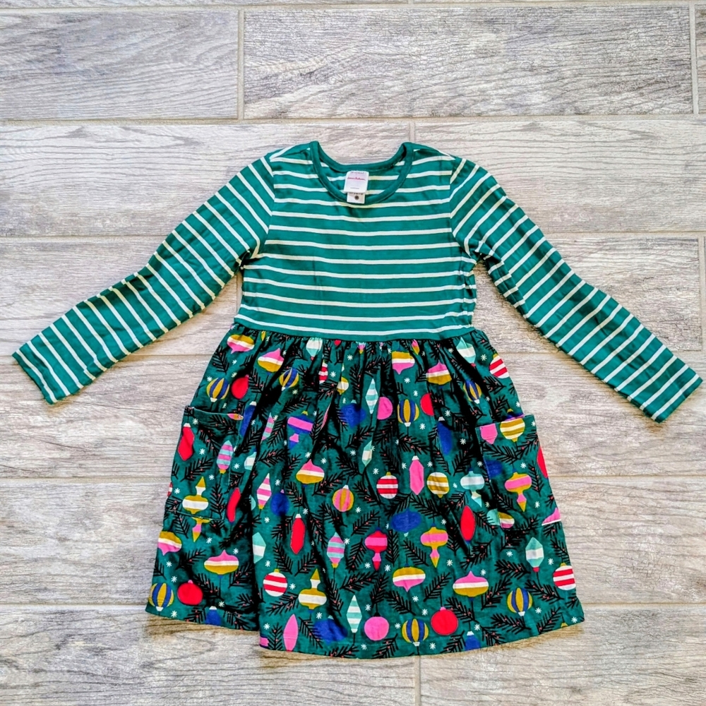 Hanna Andersson 6-7 VGUC Christmas 🎁 Ornaments Dress